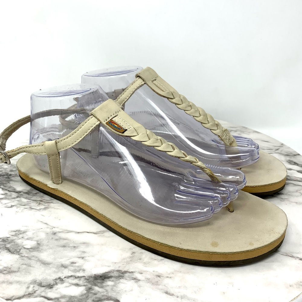 Rainbow T-Street Braided T-Strap Thong Sandals 11 Neutral Comfort Classic Summer